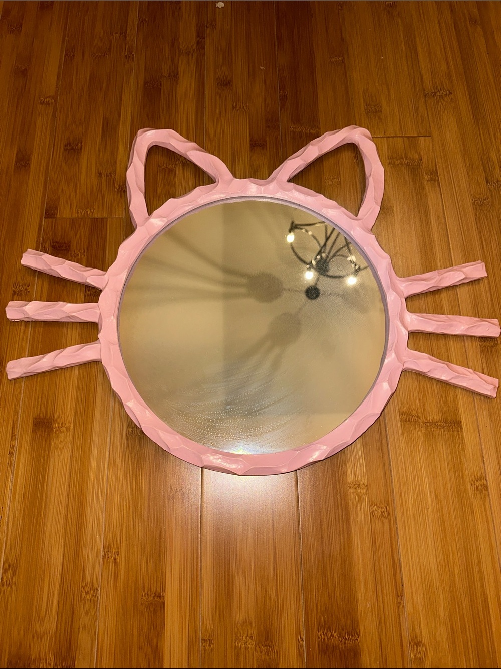 Pink Cat Ear Wall Mirror